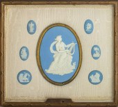 WEDGWOOD BLUE JASPERWARE PLAQU