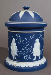 WEDGWOOD BLUE JASPERWARE TOBAC