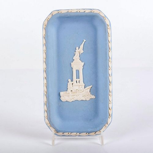 WEDGWOOD BLUE JASPERWARE TRAY,