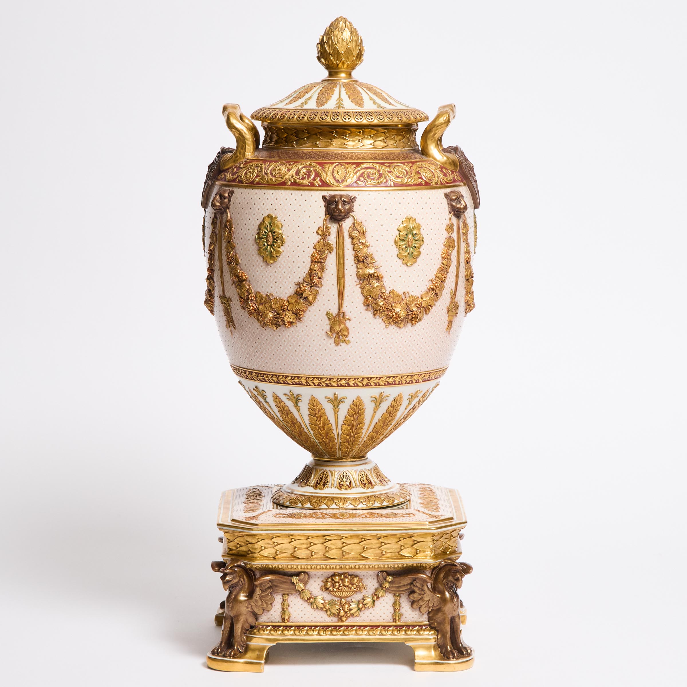 Wedgwood Bronzed and Gilt