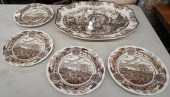 WEDGWOOD BROWN TRANSFER DECORA