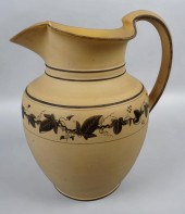 WEDGWOOD CANEWARE EWER, 19TH C
