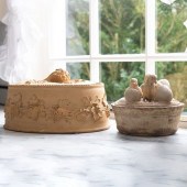 WEDGWOOD CANEWARE TUREEN AND C