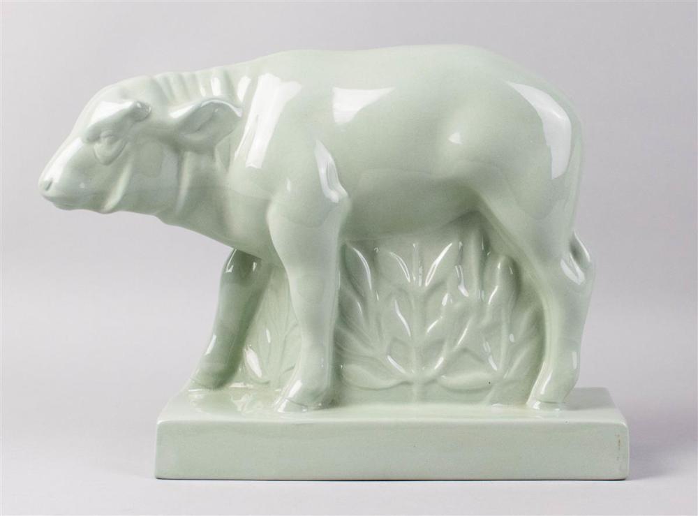 WEDGWOOD CELADON GREEN-GLAZED ART