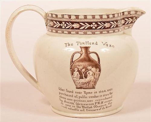 WEDGWOOD CHINA BROWN TRANSFER