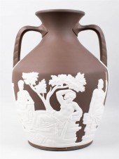 WEDGWOOD CHOCOLATE-BROWN DIP J