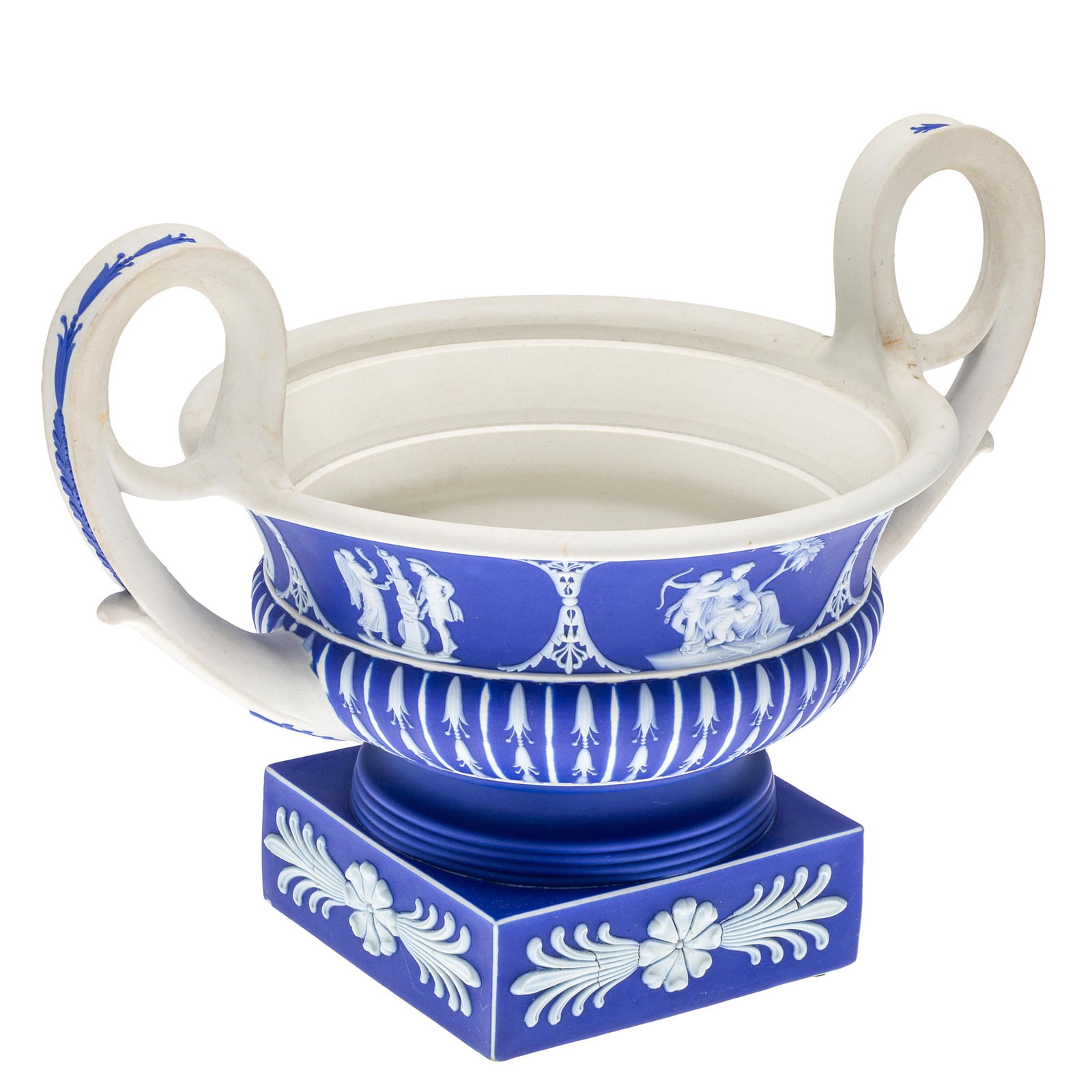 WEDGWOOD COBALT BOUGH POTWedgwood