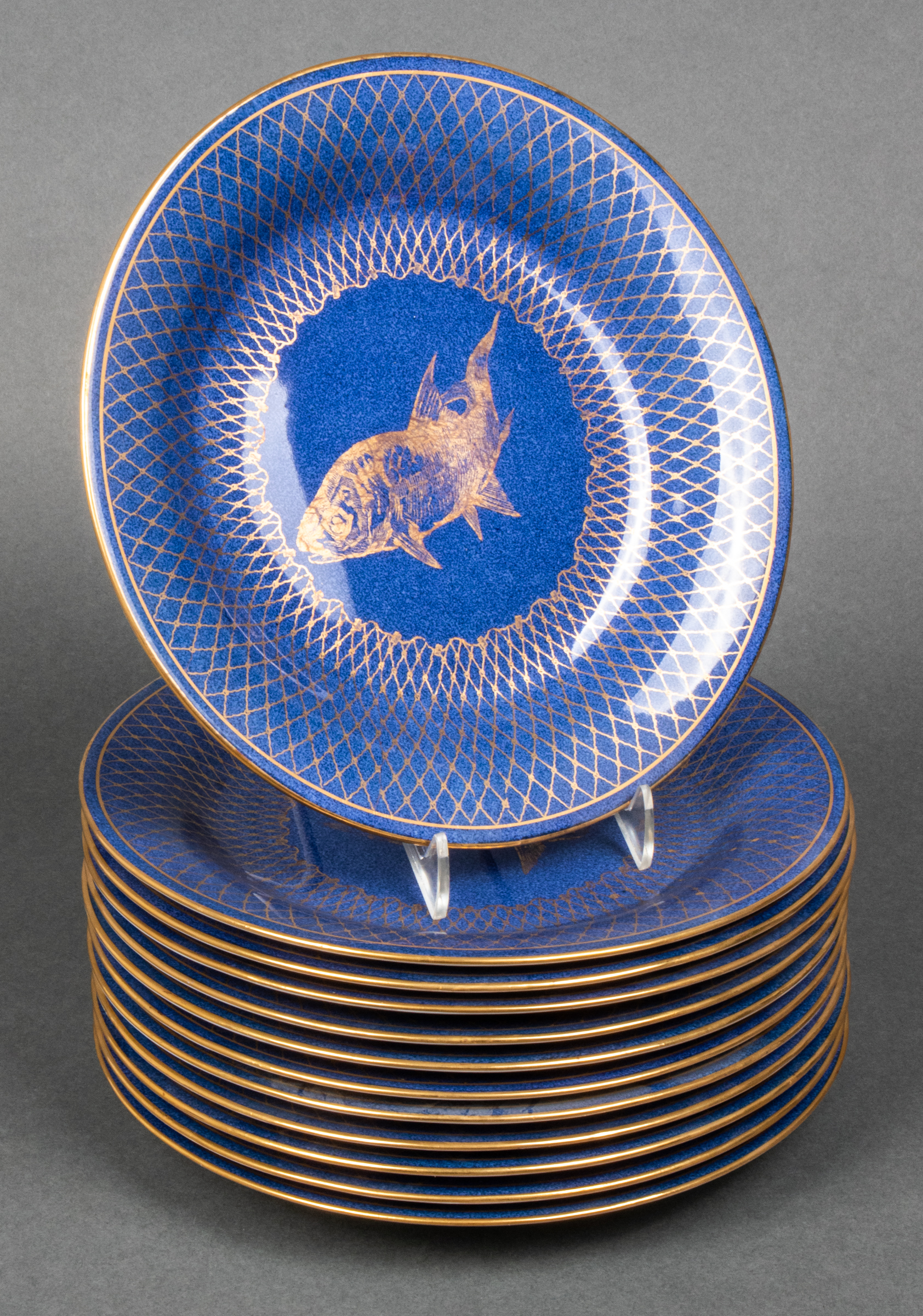 WEDGWOOD COBALT & GILT PORCELAIN
