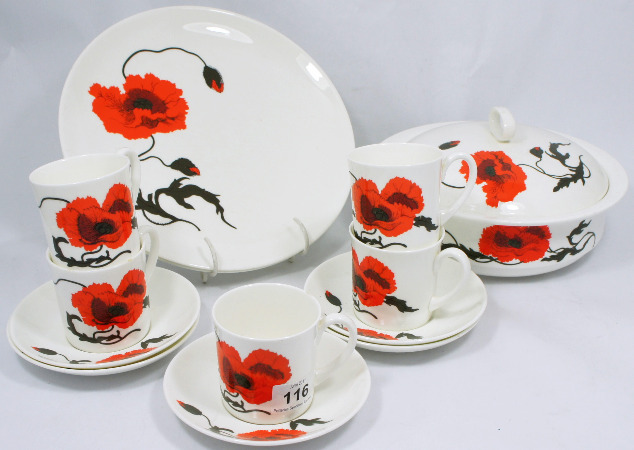 Wedgwood Corn Poppy Susie Cooper