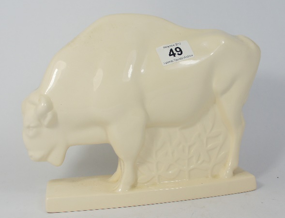 Wedgwood cream figure of a Bison