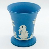 WEDGWOOD CREAM ON PALE BLUE JA