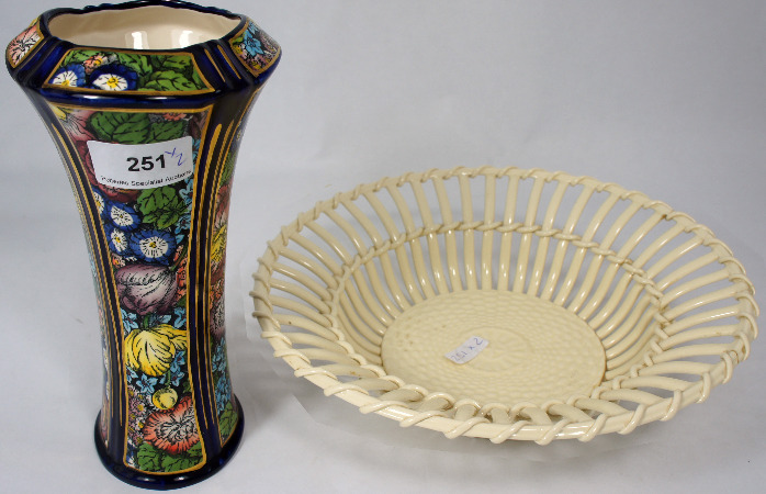 Wedgwood Creamware Basket Dish
