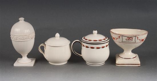 Wedgwood creamware covered egg