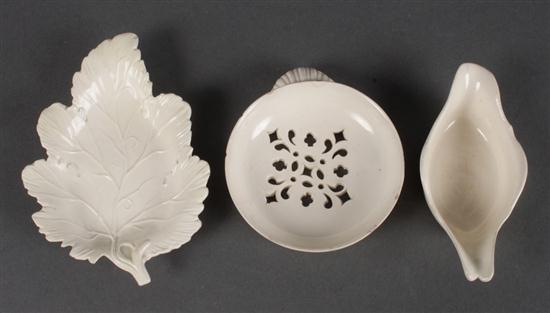 Wedgwood creamware pap boat and