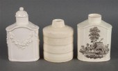 Wedgwood creamware tea caddy a