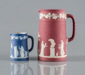 WEDGWOOD CRIMSON & COBALT PITC