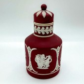 WEDGWOOD CRIMSON JASPERWARE TE