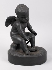 WEDGWOOD 'CUPID' FIGURE IN BAS