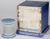 WEDGWOOD DICED JASPERWARE VASE