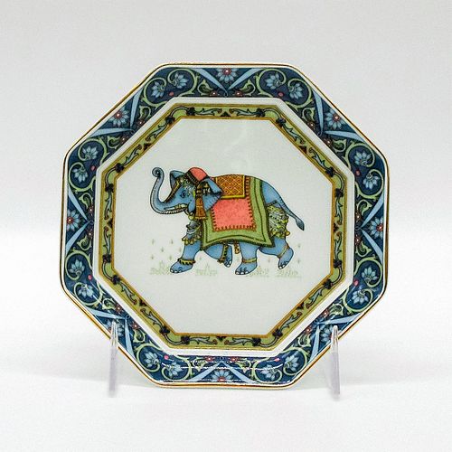 WEDGWOOD DISH, BLUE ELEPHANTBone