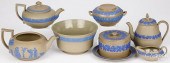 WEDGWOOD DRABWARE WITH BLUE RE