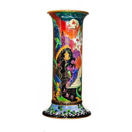 WEDGWOOD FAIRYLAND LUSTRE VASE,