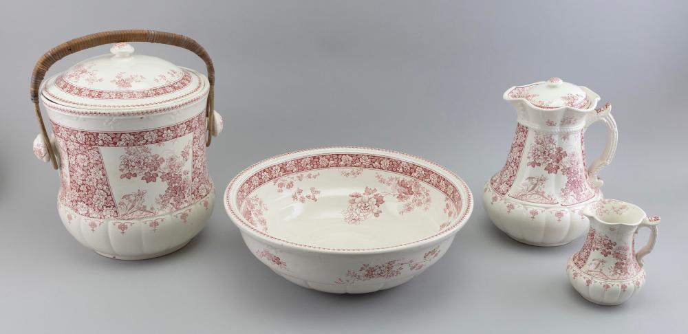 WEDGWOOD FOUR-PIECE CHAMBER SET