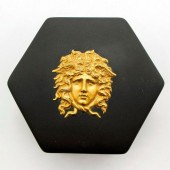 WEDGWOOD GILDED BLACK BASALT,
