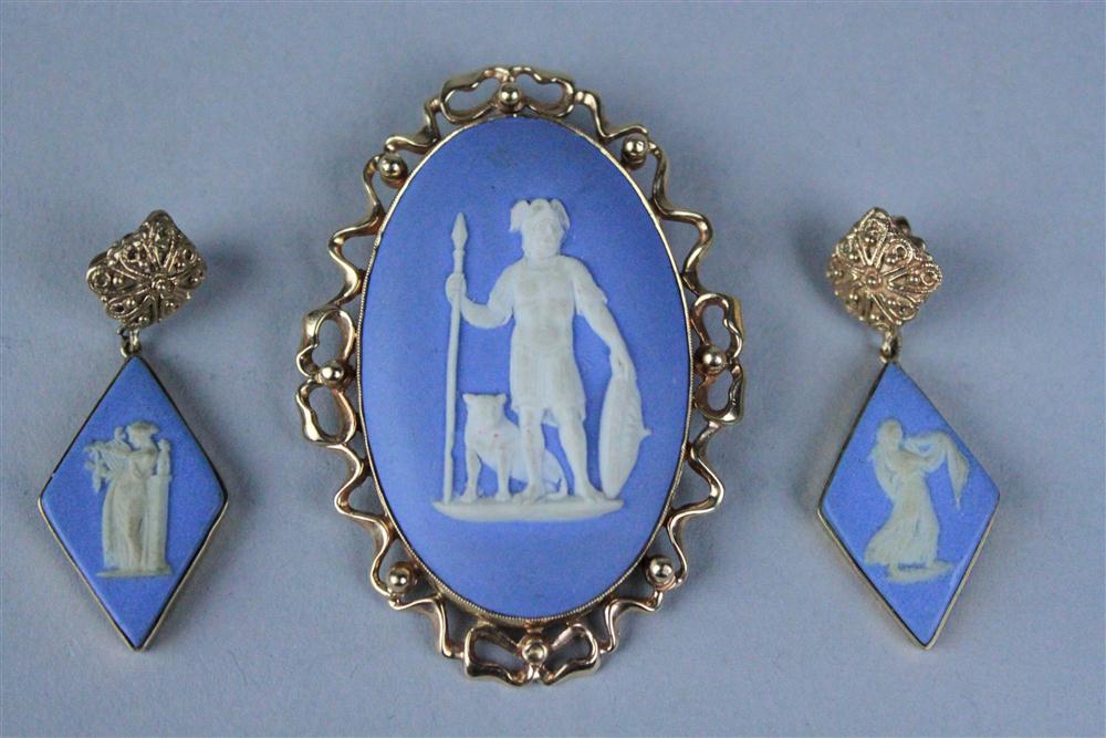 WEDGWOOD GOLD MOUNTED JASPERWARE
