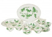 WEDGWOOD GREEN CHINESE TIGERS