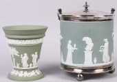 WEDGWOOD GREEN JASPER BISCUIT