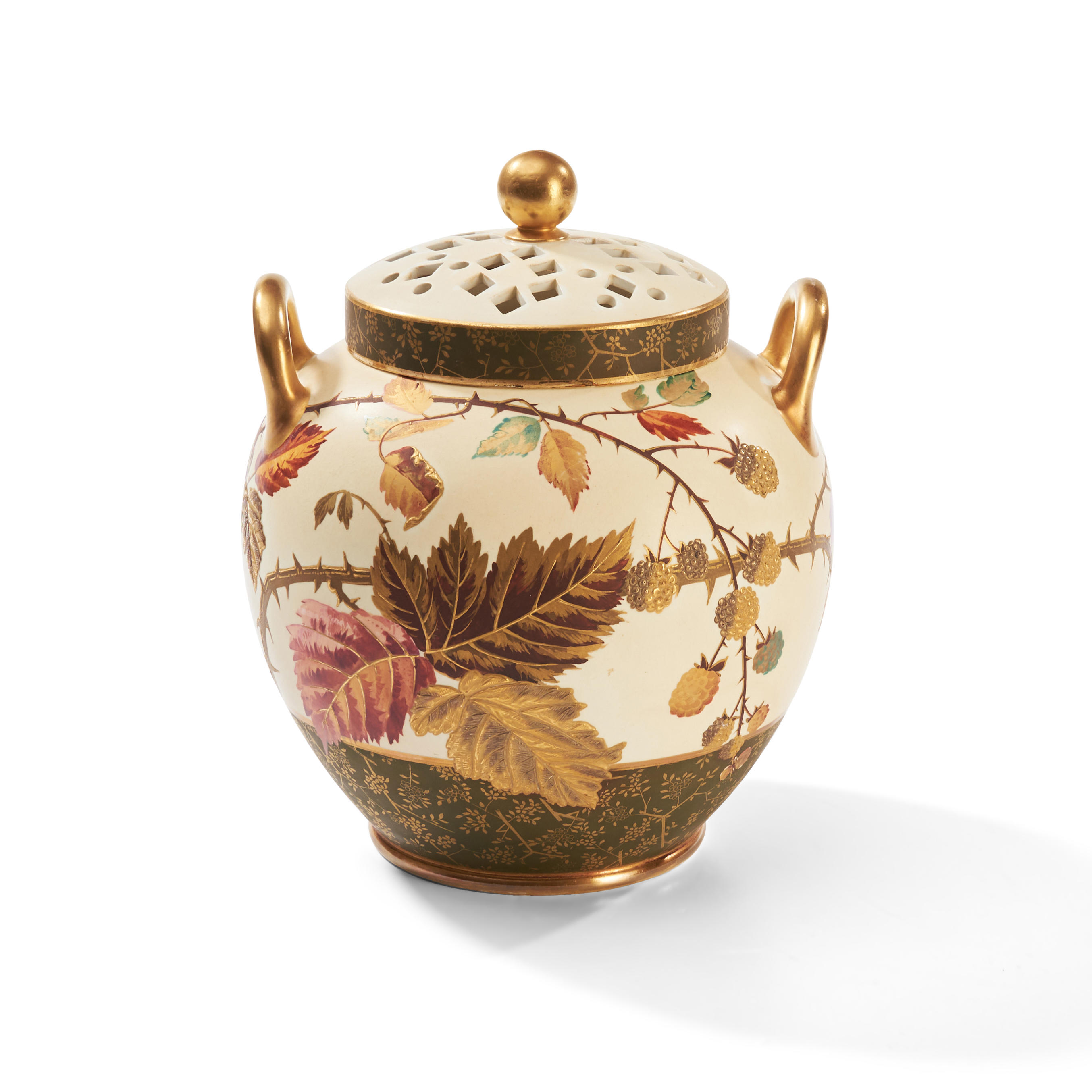 WEDGWOOD IVORY VELLUM POTPOURRI JAR