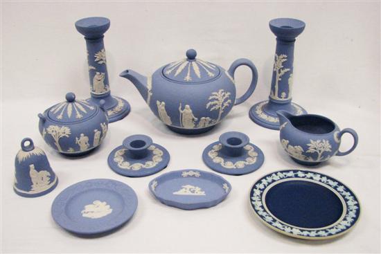 Wedgwood Jasparware pale blue: