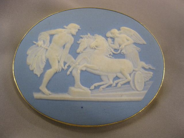 Wedgwood Jasperware & 14k Gold