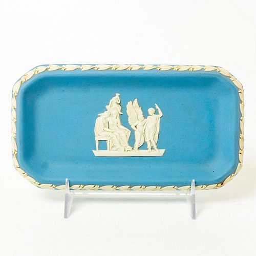 WEDGWOOD JASPERWARE BLUE OBLONG