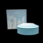 WEDGWOOD JASPERWARE BLUE OVAL