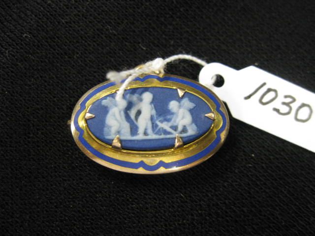 Wedgwood Jasperware Brooch deep