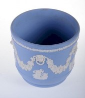 WEDGWOOD JASPERWARE CACHEPOT,