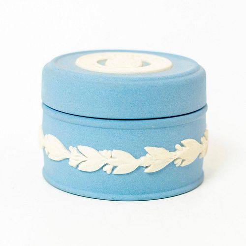 WEDGWOOD JASPERWARE CIRCULAR LIDDED