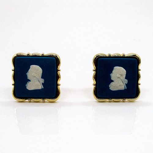 WEDGWOOD JASPERWARE CUFFLINKS, DUKE