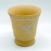 WEDGWOOD JASPERWARE CUP YELLOW