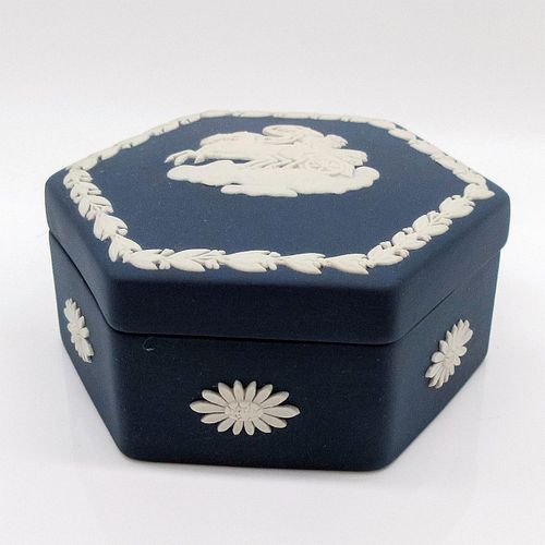 WEDGWOOD JASPERWARE HEXAGON DARK