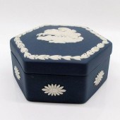 WEDGWOOD JASPERWARE HEXAGON DA