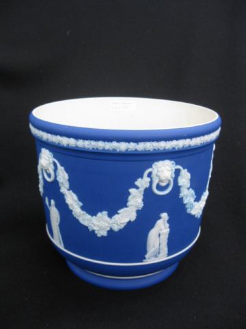 Wedgwood Jasperware Jardiniere dark