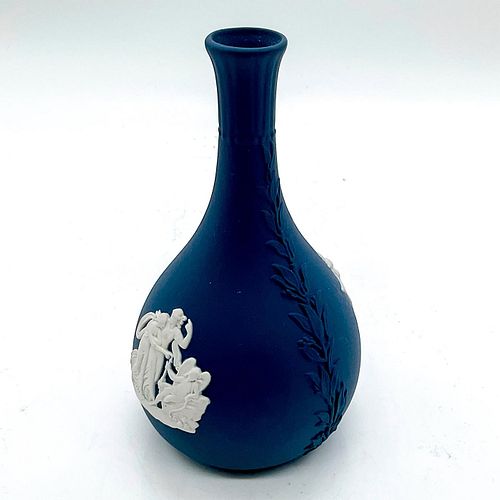 WEDGWOOD JASPERWARE SMALL VASE BLUE