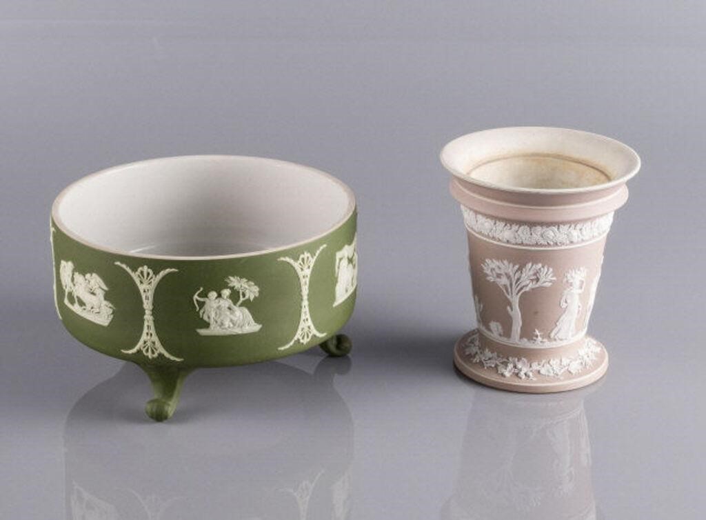 WEDGWOOD JASPERWARETwo pieces of