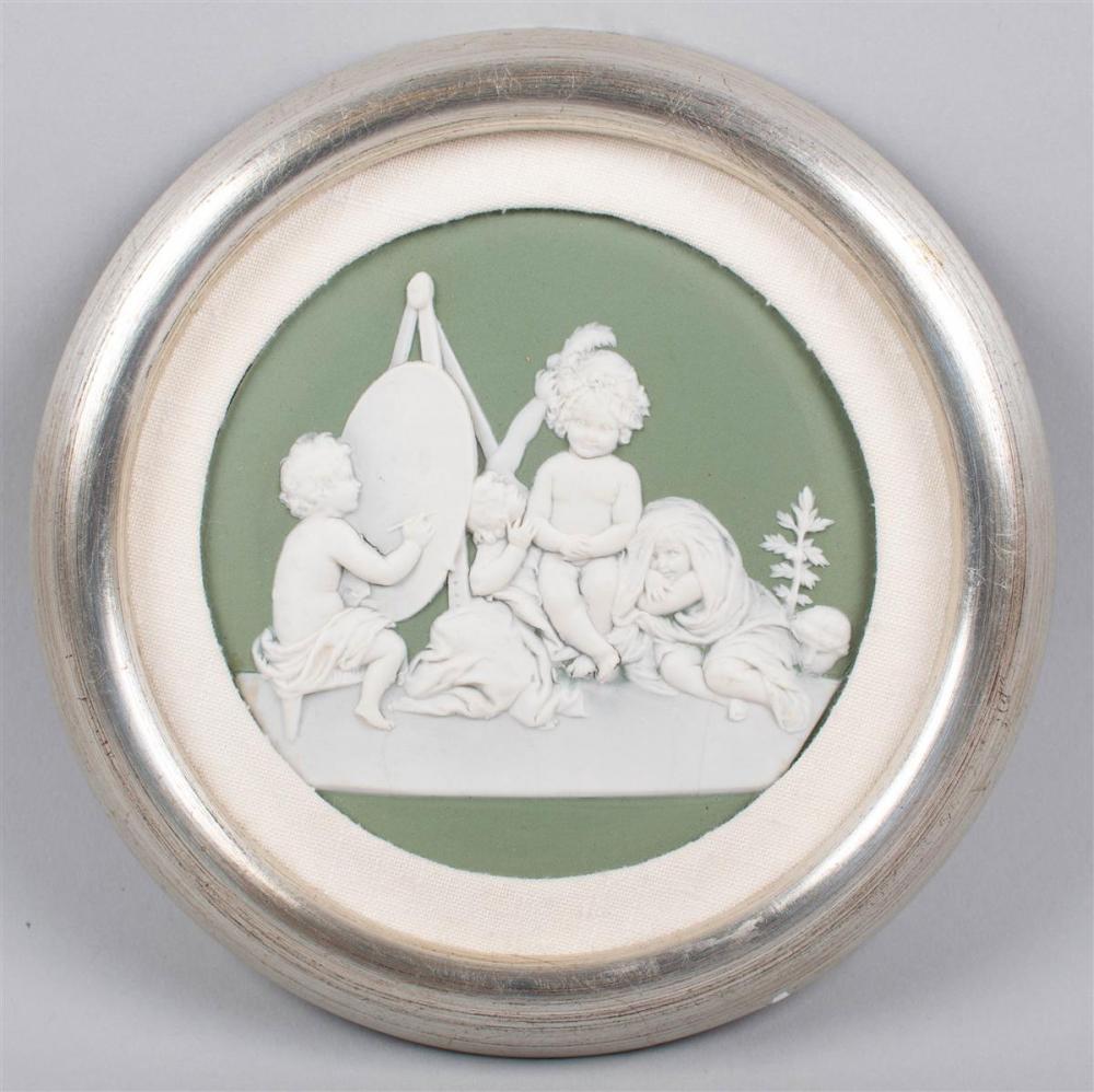 WEDGWOOD LIGHT-GREEN DIP JASPERWARE