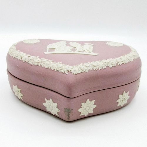 WEDGWOOD LILAC JASPERWARE HEART