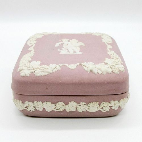 WEDGWOOD LILAC JASPERWARE LIDDED