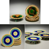 WEDGWOOD MAJOLICA ASSEMBLED DE
